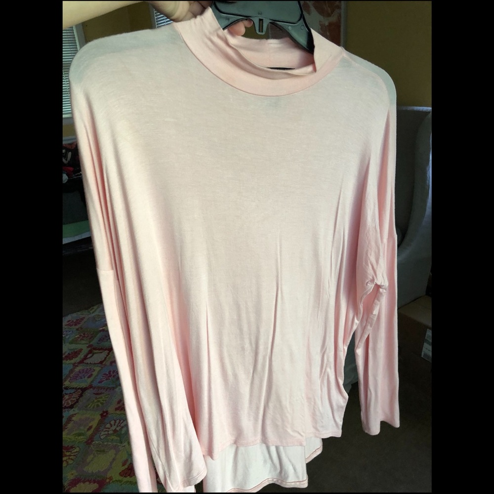 Soft Pale Pink Turtleneck